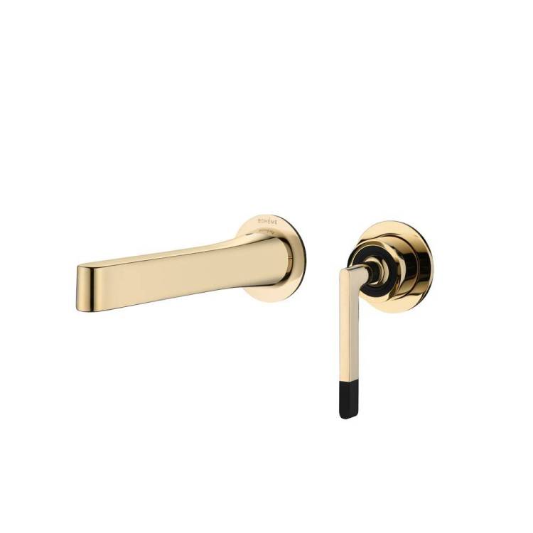 Смеситель для раковины Boheme Duo 165-G 2-х позиционный, Gold