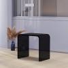 Табурет Veconi ST-AC-1TB черный полупрозрачный, 42.5x28x39