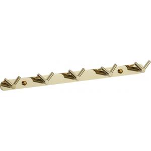 Планка с крючками (5 крючков) Savol S-007225B золото
