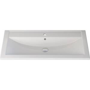 Раковина Uperwood Foster Quartz 291030040 белая матовая, жасмин, 90x45.5 Раковина Uperwood Foster Quartz 291030040 белая матовая, жасмин, 90x45.5