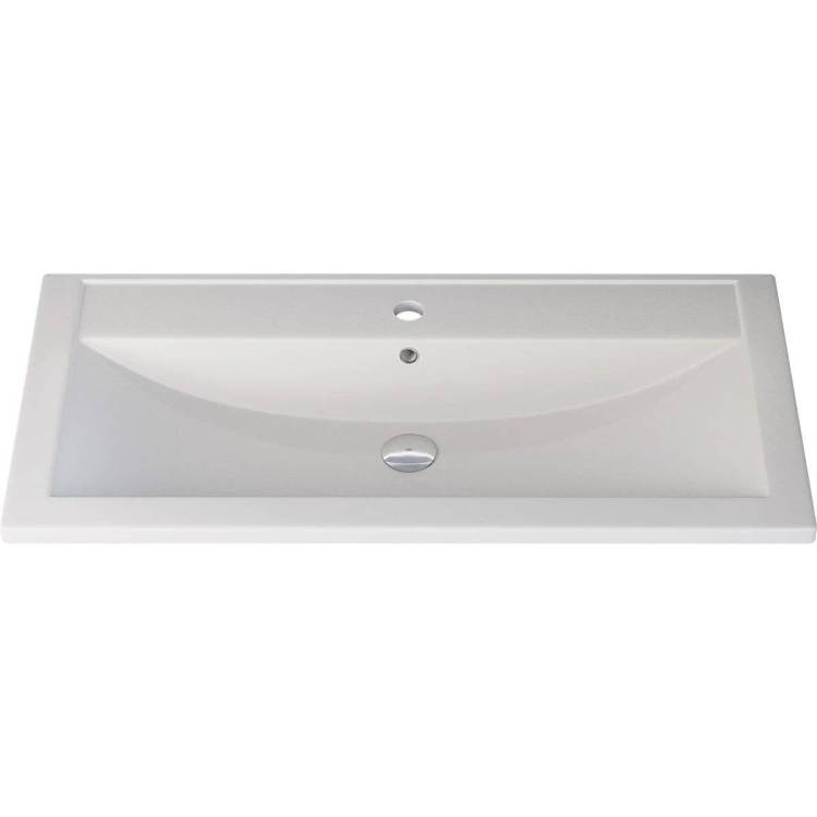 Раковина Uperwood Foster Quartz 291030040 белая матовая, жасмин, 90x45.5