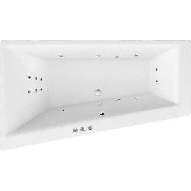 Акриловая ванна Excellent Sfera Slim WAEX.SFL17S.SMART.CR 170x100 левая