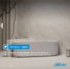 Акриловая ванна Abber AB9446MW белая матовая, 150x150 фото 5