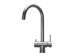 Смеситель для кухни Granula Kitchen Space KS-7104 сталь сатин