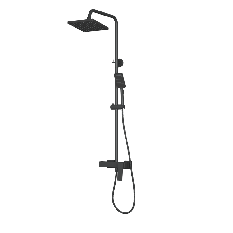 Душевая стойка Rush Thira TR3635-40Black без излива, черный