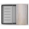 Мойка кухонная Paulmark Next-Multi Sink 58 Uni PM785845-BS Брашированная Сталь, 58x45