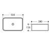 Тумба с раковиной Sintesi STL.W7817_00004134597 подвесная, бежевый, белый, слоновая кость фото 4