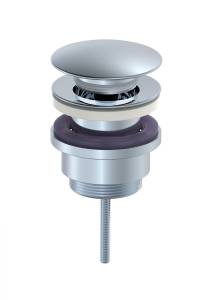 Донный клапан для раковины Wonzon & Woghand WW-88SS07-CR хром