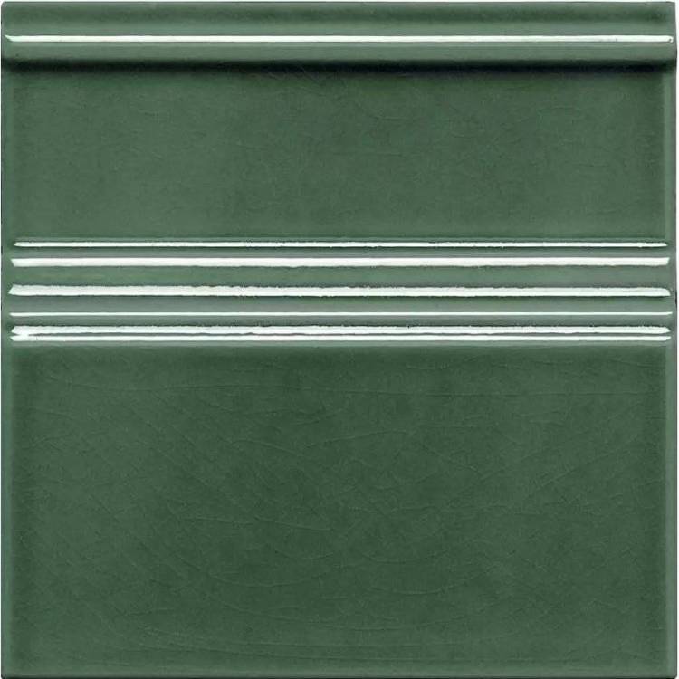 Плинтус Adex Modernista ADMO5205 Rodapie Clasico C/C Verde Oscuro 15x15