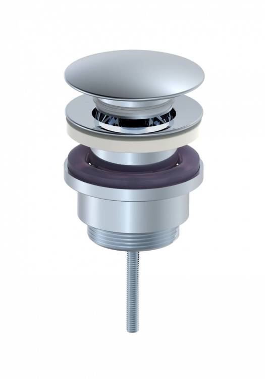 Донный клапан для раковины Wonzon & Woghand WW-88SS07-CR хром