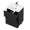 Тумба под раковину 1MarKa Aris Ц0000035780 антрацит, монолит дарк, 69x44x87 фото 4