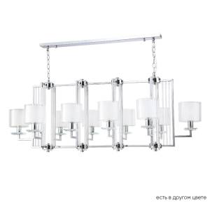 Люстра Crystal Lux Nicolas Sp10 L1300 Nickel/White