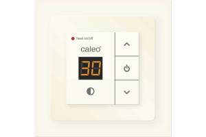 Терморегулятор Caleo 720 КА000001912 бежевый с адаптерами, встраиваемый цифровой, 3.5 кВт