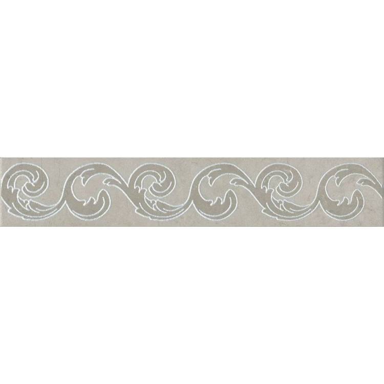 Бордюр Kerama Marazzi Монсанту OS/B159/SG1686 Серый Светлый 7.2x40.2