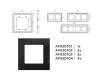 Рамка 1-постовая Ambrella Volt Alfa Grand AF930701 фото 4
