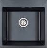 Комплект Paulmark Praktisch PM105152-BLM черный металлик + Смеситель Paulmark Heller He213218-418 для кухонной мойки, черный металлик фото 2