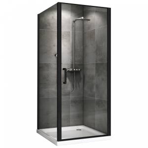 Душевой уголок Abber Sonnenstrand AG04100B-S70B Черный
