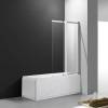 Шторка на ванну Cezares Slider VF-11-80/150-C-Cr стекло прозрачное фото 2