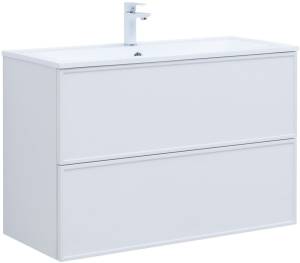 Тумба под раковину Aquanet Арт 00313257 100 белый матовый