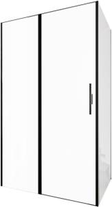 Душевой уголок Allen Brau Priority 3.31033.BBA + 3.31042.BBA профиль черный брашированный, 1200x800