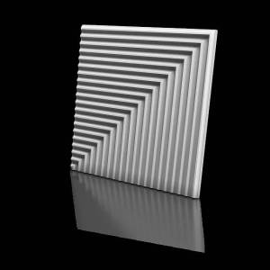 Дизайнерская панель Artpole GM-0062-3 Pallada-3 Platinum глянец 60x2.1x60