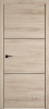 Межкомнатная дверь Владимирская Фабрика Дверей экошпон VFD URBAN 2, глухая, Sand Vellum, Black Mould 700x2000