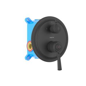 Смеситель для ванны Aquatek Классик AQ1546MB 2 режима, с внутренней частью, черный матовый