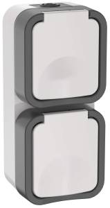 Розетка 2-местная IEK Tors TS-R26-16-55-V-K41 белый