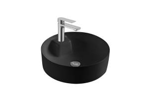 Раковина Aquatek Европа AQ5212-MB накладная 405x405x140мм, черный матовый