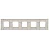 Рамка 5-постовая IEK Skandy SK-M52-K23 серебряный фото 4