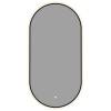 Зеркало Aquanet Контур 00367645 LED подсветка, черное, 60x120