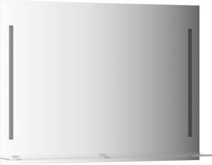 Зеркало Evoform Ledline-S BY 2166 100x75 см, с полкой