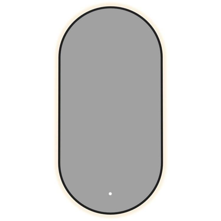 Зеркало Aquanet Контур 00367645 LED подсветка, черное, 60x120