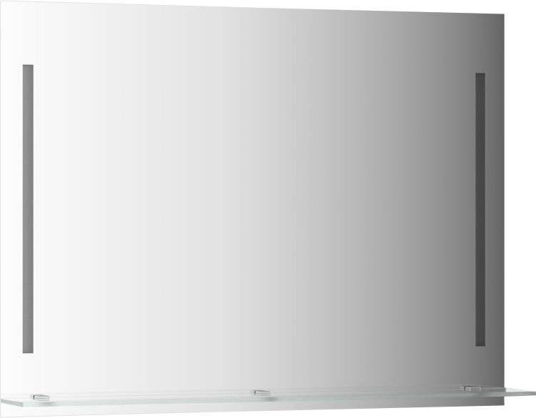 Зеркало Evoform Ledline-S BY 2166 100x75 см, с полкой
