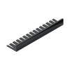 Профиль L-образный гибкий Neexy pv05-18 MBL черный матовый 270x1x2.15