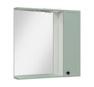 Зеркало-шкаф Runo Римини 75 00-00001279 75x75 зеленый