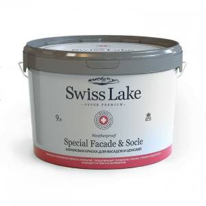 Краска Swiss Lake Special Facade & Socle Водная глубокоматовая, база А (9л)