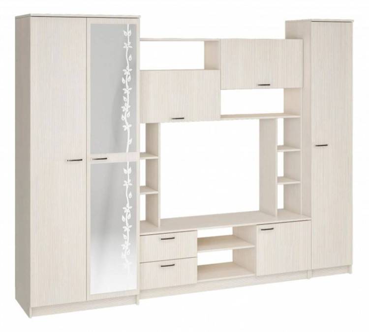 Стенка для гостиной Woodville Аула 507395 сосна карелия