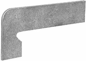 Плинтус Exagres Vega Zan. Gris Izquierda левый 39.5x17.5