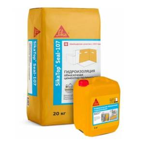 Полуэластичная гидроизоляция Sika Sikatop Seal 107 компонент А+В 25 кг