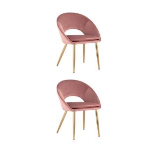 Набор из 2 стульев Stool Group Кензи KENZIE PINK X2 пыльно-розовый