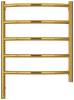 Полотенцесушитель электрический Сунержа Галант 3.1 03-6000-6050 Золото, 60x50 фото 2