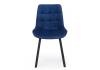 Стул на металлокаркасе Notta Челси П 632530 синий (zd 798) / черный фото 3