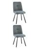 Набор из 2 стульев Stool Group Boun OS-2445Z-3 Lumos-78 DUAL X2 зеленые, вращающиеся