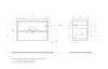 Тумба с раковиной Belbagno Kraft 39 KRAFT 39-800/390-2C-SO-CG 80x39x50 Cemento Grigio подвесная с двумя выкатными ящиками фото 10