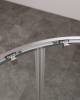 Душевой уголок Cezares Molveno MOLVENO-RH-2-110/80-C-Cr-IV профиль хром глянцевый, стекло прозрачное, 110x80x195 фото 3