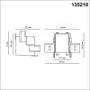 Соединитель "Г" Novotech Shino 135218 фото 2