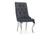 Стул Woodville Viki 15386 dark grey / steel фото 2