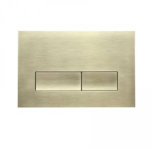 Кнопка смыва Wonzon & Woghand WW-IB224-BG механическая, брашированное золото