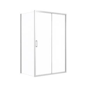 Душевой уголок Cezares MOLVENO-AH-11-150/80-C-Cr-IV профиль хром, стекло прозрачное, 150x80x195